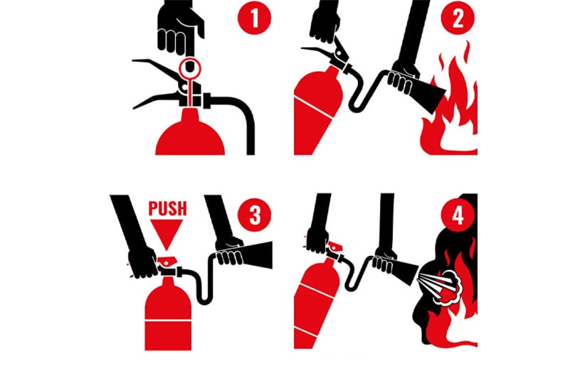 کپسول های آتش نشانی و روش های کلی استفاده از آن ها