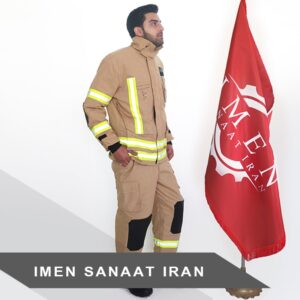 لباس عملیاتی ایرانی خاکی رنگ نمای بغل