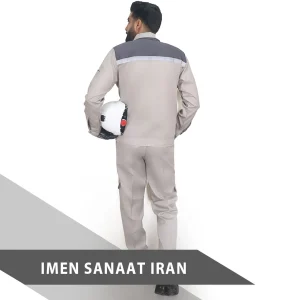 لباس کار مردانه شیک ایمن صنعت ایران کد 328