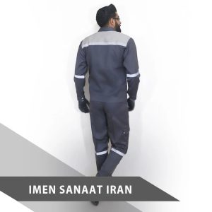 لباسکار مردانه کارگری ایمن صنعت ایران کد 372