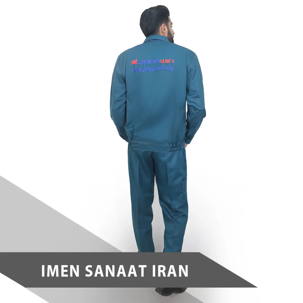 لباسکار و کت ایمن صنعت رنگ سبز ایران کد 256